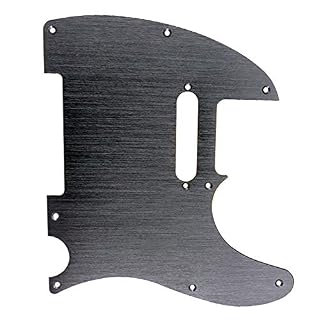 Argent 8 Trous TéLé Guitare Pickguard MéTal Pick pour le Remplacement Standard Pickguard - Les Beatles, Paul McCartney, John Lennon, RIngo Starr, George Harrison Argent 8 Trous TéLé Guitare Pickguard MéTal Pick pour le Remplacement Standard Pickguard – Image 6