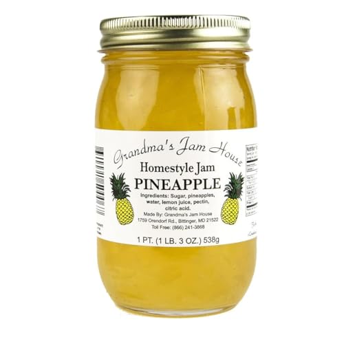 Homestyle Pineapple Jam - One Pint - Grandma's Jam House image 3