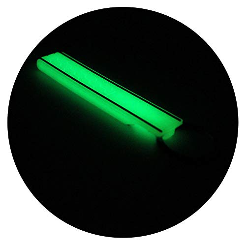 CYK www. CoverYourKey .de Llavero con estructura de panal (brilla en la oscuridad), color rojo