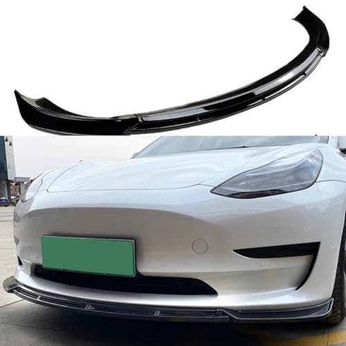 Difusor de parachoques delantero y divisor para Tesla Model 3 2017-2023 2