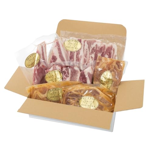 豚肉 こま切れ リブロース ロース スライス 味噌漬け ロース ソテー 豚 バラ肉 焼肉用 骨付き スペアリブ 精肉 6種 セット IFFA 金賞 国際 コンテスト お中元 お歳暮 贈答用 ギフト用