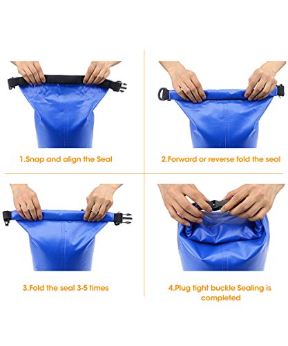 Bolsa impermeável Bycc Bynn camuflada 5L/ 10L/ 15L 20L/ 30L, saco de compressão seca que mantém o eq