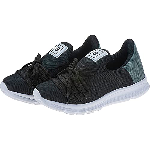 Tênis Infantil Feminino Masculino Meia Elástico Calce Fácil Leve Moda Eleganteria Tamanho:32;Cor:Pre