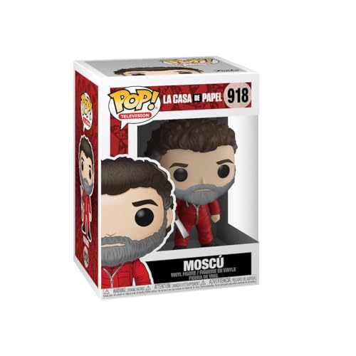 Funko Pop! TV: la Casa de Papel - Moscow - Money Heist - Figura de Vinilo Coleccionable - Idea de Regalo- Mercancia Oficial - Juguetes para Niños y Adultos - TV Fans - Muñeco para Coleccionistas