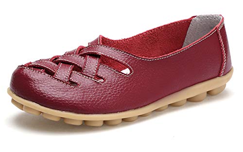 Image of VenusCelia Women's Braided-Nests Walking Flat Loafer