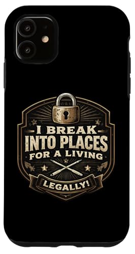 �������ȏ��O�� I BreakInto Places for A Living Legaly Joke �X�}�z�P�[�X iPhone 11 �p