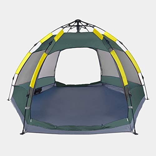 HAWEEL Tent with Instant Setup Hewolf 1697 Outdoor Camping Hexagonal Automatic Rain-proof Tent, Upgraded Version (Blue) Instant Family Tents for Camping,Hiking&Traveling (Color : Mint Blue)