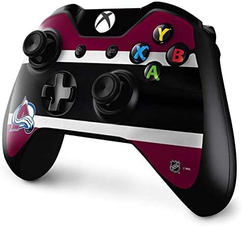 Skinit Decal Gaming Skin Compatible with Xbox One Controller - Officially Licensed NHL Colorado Avalanche Jersey Design