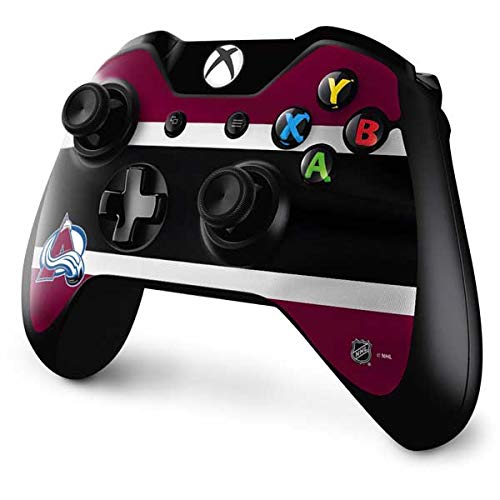 Skinit Decal Gaming Skin Compatible with Xbox One Controller - Officially Licensed NHL Colorado Avalanche Jersey Design