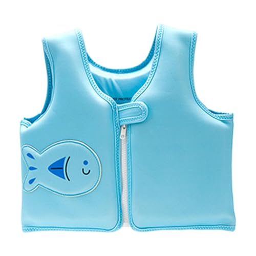 Chaleco de natación para niños, chaleco de natación de 12.99 pulgadas para niños, chaqueta, nailon perlado, correa de seguridad ajustable, ayuda para piscina, playa, lago, , ideal para nadadores