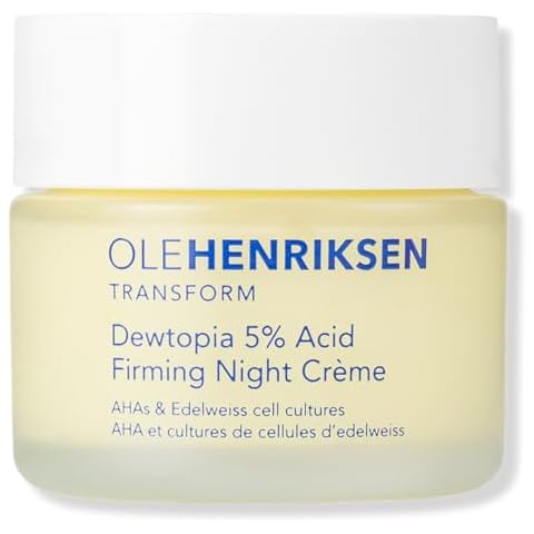Ole Henriksen Dewtopia Firming Night Cream with AHA and Edelweiss Full Size 50ml 1.7 Fluid Ounces Cover