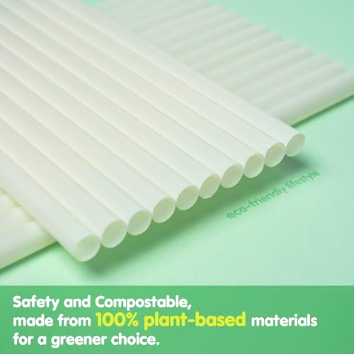 200 Pitillos Desechables Biodegradables 8.25 Pulgadas miniatura 4