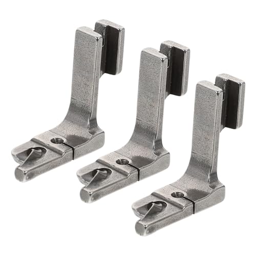 3 Piezas Pie para Dobladillo Rizado de 3.2mm en Acero Inoxidable