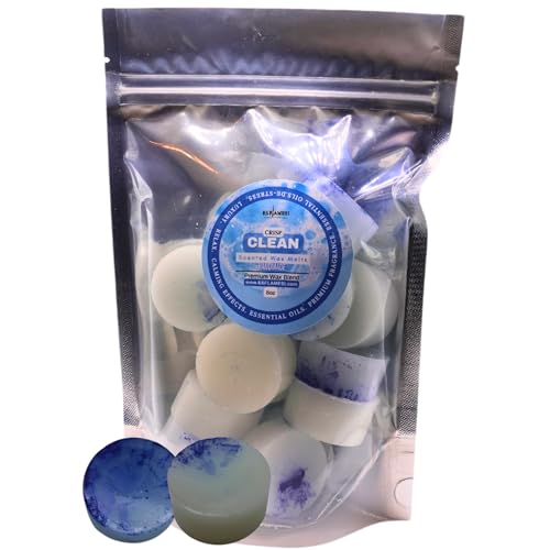 Scented Wax Melts | CRISP CLEAN SCENT | WAX MELTS | Strongly Scented | HANDMADE | Lasting Aromatherapy | Home Fragrance Gifts | USA Made