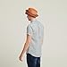 DASMARCA Mens Summer Pork Pie Straw Hat - Durban Orange L