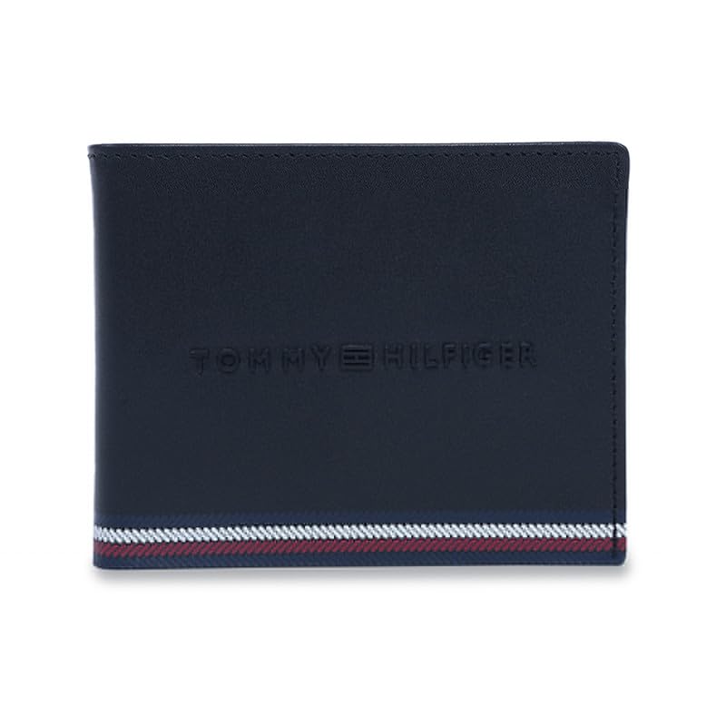 tommy hilfiger Men's Leather Wallet Layou - Black | Multicard Wallet with RFID Protection | Card Slots | Coin Pocket | Bi-Fold Purse for Men | Ideal for Gifting-picture-21