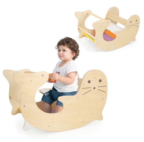 INFANS 4-in-1 Toddler Climbing Playset