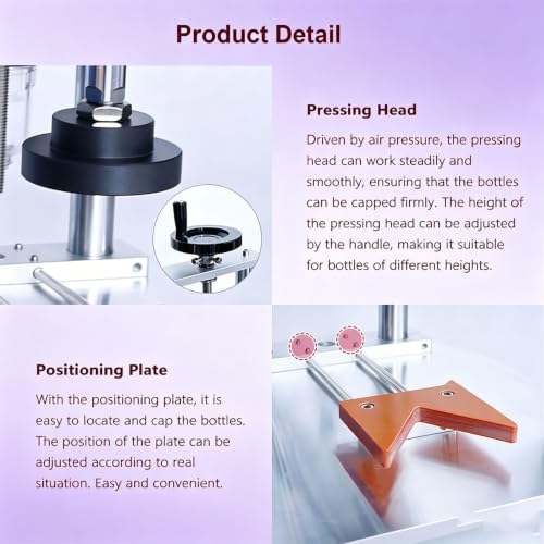 Sertisseuse manuelle portable flacons de parfumerie pour petite entreprise
