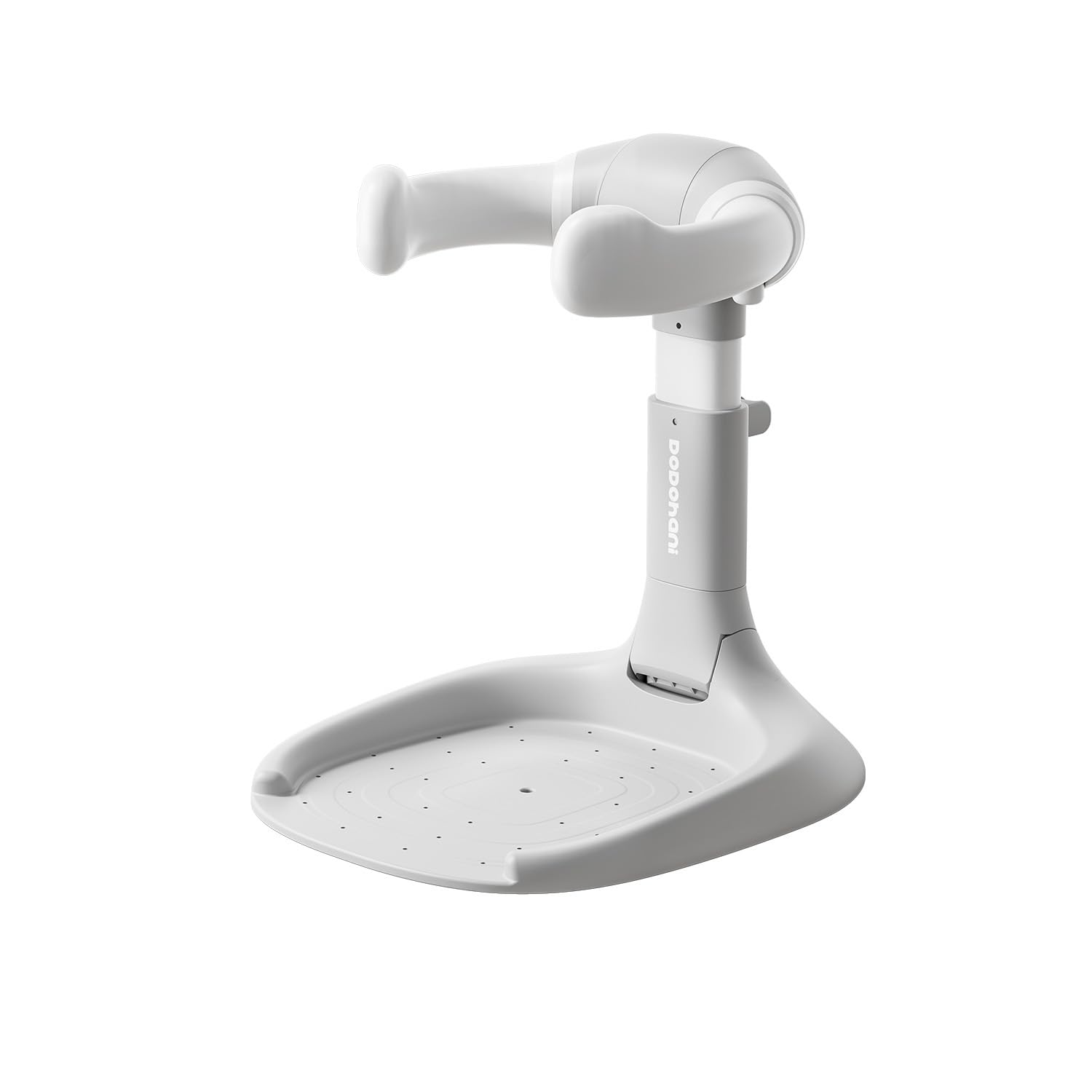Multi-Mode Baby Standing Bath Aid with Adjustable Height, Parent-Child Interaction Support, Standing Bath and Massage Mode, Wall-Mounted Storage