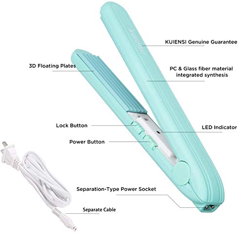 Food Bag Heat Sealer Handheld, Portable Mini Sealing Machine for Bag Food Storage, Double Smart Switches on the Side with 47 inch Separate Type Power Cable (Green) - Thumbnail 2