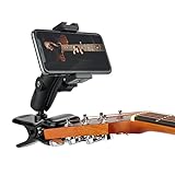 POWRIG Guitar Phone Holder Mount, Action Camera Mount for Guitar