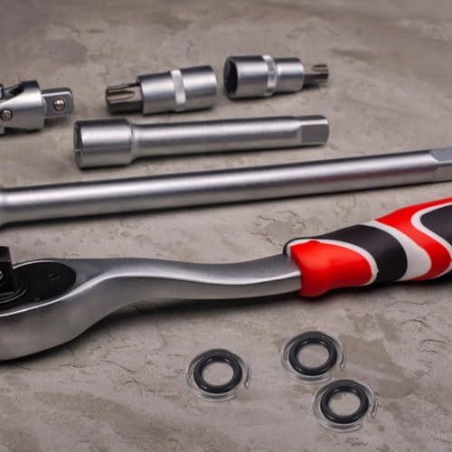 ULTECHNOVO 10Er Schlagschrauber Sicherungsringe Set Mit O-Ring Hauptspindel Haltering Für Tri Clamp 1.5 Zoll Industrie Montage Werkstatt