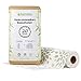 Produktbild [2x] 100% Bambus KÜCHENROLLE Waschbar | Ersetzt bis zu 50 Haushaltrollen Wiederverwendbar | Waschbare Küchentücher | Papiertücher | Bambusrolle Nachhaltig | Umweltfreundliche Allzwecktücher (Weiss)
