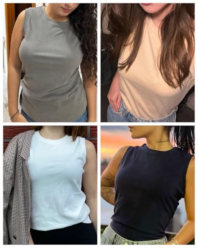 Image of Thermal Underwear Tank Top Fleece Shirt Cami Sleeveless Thermal Top Warm Undershirt Base Layer Women Cold Weather