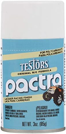 pactra, Inc Fluorescent Overcoat White RC Lacquer Spray 3oz, PAC303420