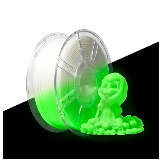iBOSS Glow in The Dark PLA+ Filament, Neatly Wound Luminous PLA Plus 3D Printer Filament 1.75mm +/- 0.02mm, Fit Most 3D Printers, 1kg Spool (2.2lbs), Green PLA PRO Filament, Glow Green