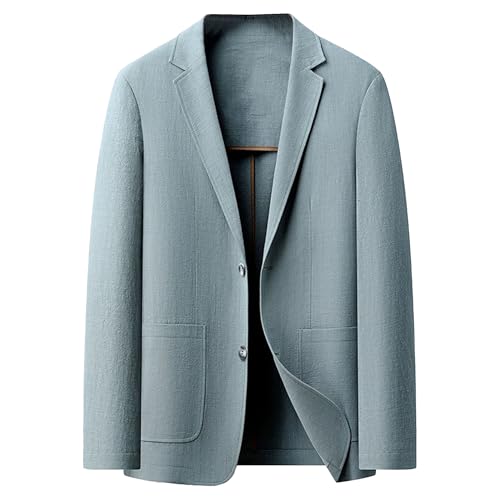 Blazer en lin homme coupe droite et ajustée pour un style décontracté chic