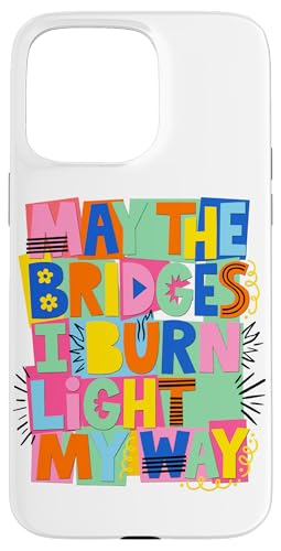 May The Bridges I Burn Light My Way 90s �|�b�v�A�[�g �X�}�z�P�[�X iPhone 15 Pro Max �p