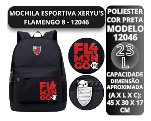 Mochila Esportiva Flamengo 08 - ref. 12046