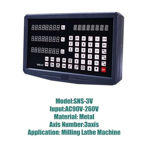 Escala Lineal Digital SNS-3V para Torno y Fresadora miniatura 7