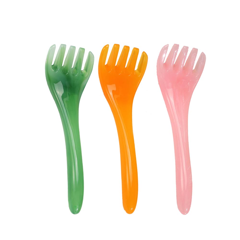 3pcs Head Massager Comb Gua Sha Facial Massage Tools Five Claw Facial Scrapper Scalp Massage Comb Scraping Board