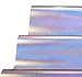 VViViD+ Ultra Gloss Silver Rainbow Metallic Vinyl (1ft x 5ft) Premium Car Wrap Film