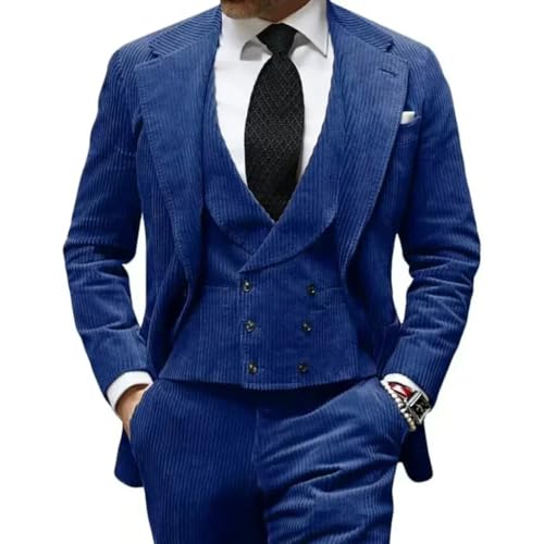 Corduroy Man Suit Dinner Dress Wedding Clothing Tailor Blazer for Groom Tuxedos Groomsman Suit4