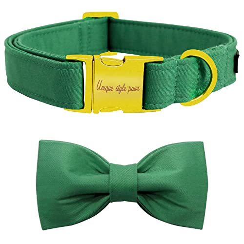 Unique style paws Dog Collar with Bowtie