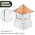 Good Directions 2126WV Windsor Vinyl Cupola, 26" Square x 38" High,White