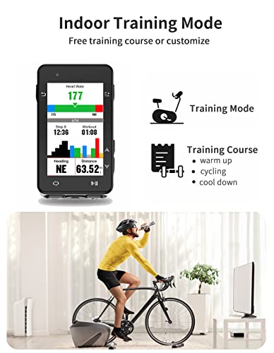 iGPSPORT iGS630 GPS Bike Computer, 2.8‘’ Map Navigation iClimb Training Function MTB Wireless Cycling Computer GPS Unit IPX7 Waterproof (iGS630 Only)
