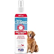 OxyMed Itch Relief for Dogs Paws, Vet Recommended Enzymatic Anti Itch Spray, Deodorizing Spray for Paw Odor Control, Licking Treatment, USA Made, 8 oz.