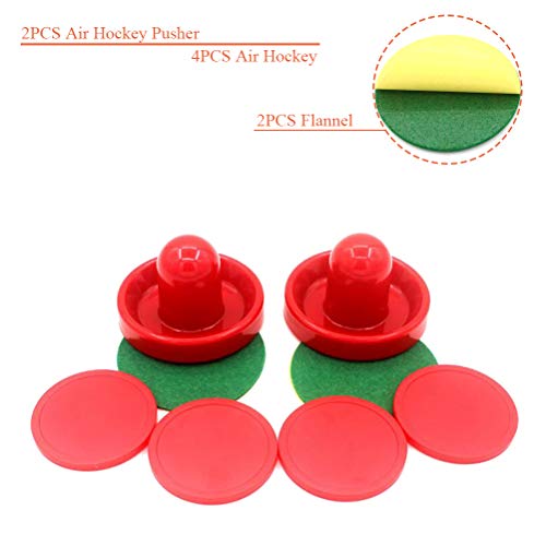 BaiJ Air Hockey Pushers,2 Piezas 60mm Air Hockey Pushers & Pucks Set Home ABS Empujadores de Hockey sobre Hielo Accesorio de Hockey del Aire Air Hockey Equipment Accessories Juego Equipos de Hockey