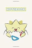  Notebook: Pokemon, Togepi Soft Glossy Cover College Ruled Notebook Lined School Journal 6 x 9 Inches 110 Pages