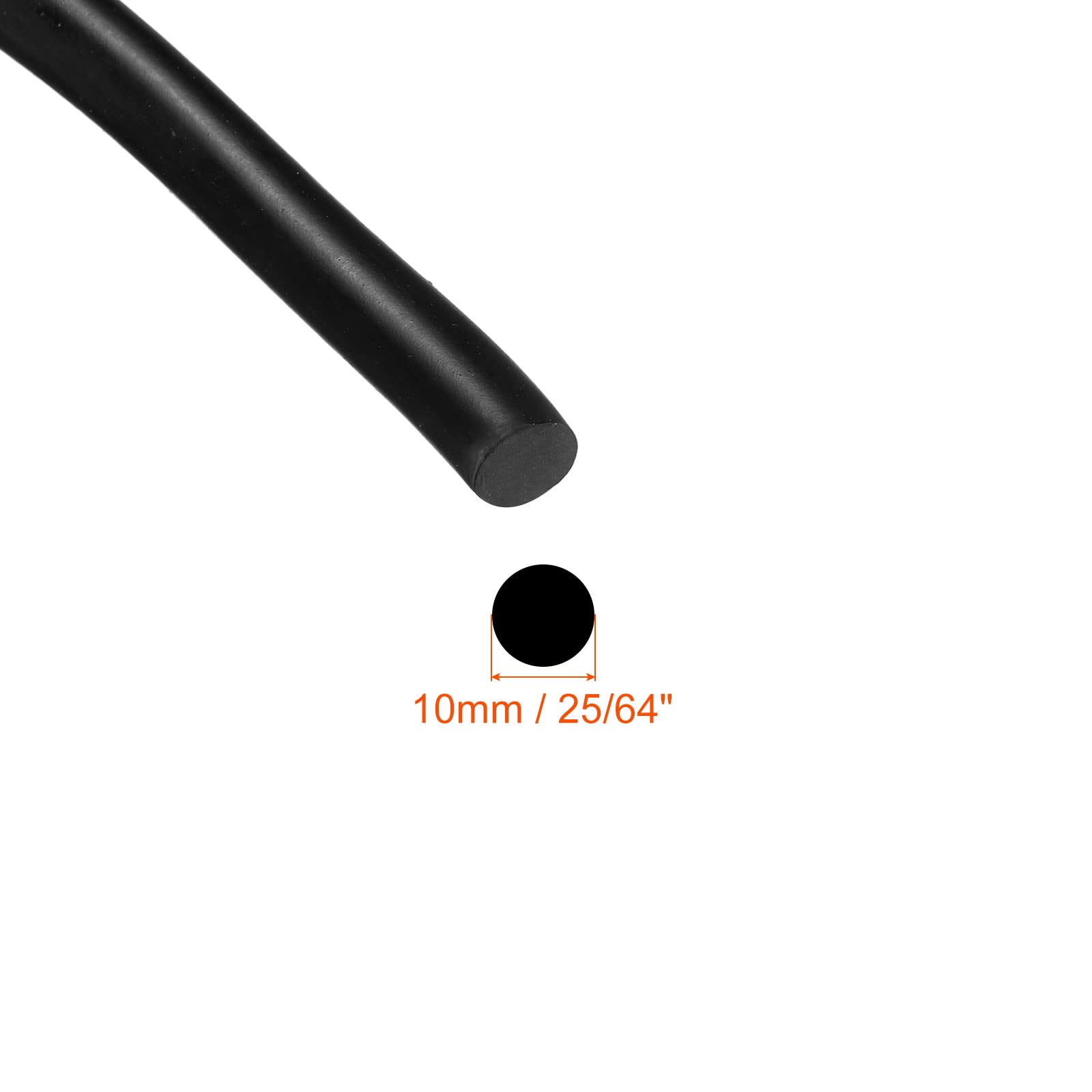 Striscia Di Tenuta In Gomma EPDM 8mm X 3m - Per Isolamento Porte E Finestre, Fai Da Te, Resistente Alle Intemperie - Foto 12