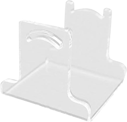 Miniatura 6 de Amagogo Soporte de exhibición de carrete de pesca, soporte de aparejos de pesca, transparente, antiarañazos, carrete de pesca, estante de rueda para