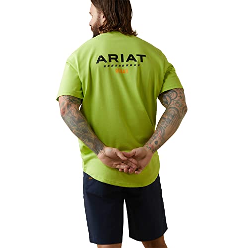 Image of ARIAT Men's Rebar Cotton Strong Logo Short Sleeve T-Shirt