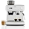 Breville Barista Max+ Espresso | Latte & Cappuccino Coffee Machine | Intelligent Grind & Dosage | Precision Extraction Timer | Integrated Milk Frother | 15 Bar Italian Pump | Silver [VCF153]