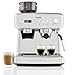 Breville Barista Max+ Espresso | Latte & Cappuccino Coffee Machine | Intelligent Grind & Dosage | Precision Extraction Timer | Integrated Milk Frother | 15 Bar Italian Pump | Silver [VCF153]