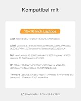 Inateck Laptoptasche Hülle Kompatibel mit 15,6-16 Zoll Laptops – Ansicht 2