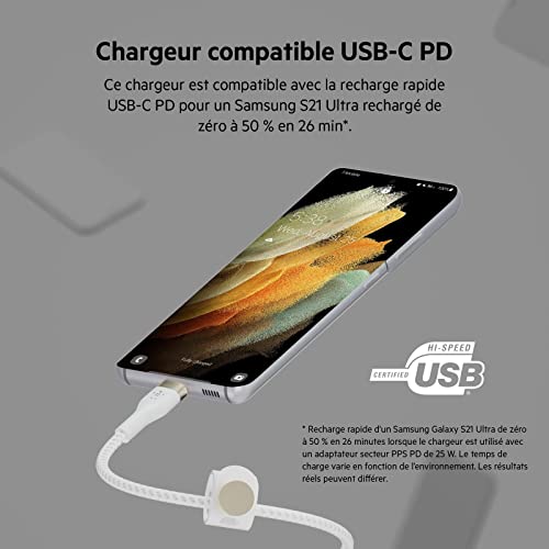Belkin BOOST?CHARGE PRO Flex câble USB USB 2.0 3 USB C Neuf - vue 6